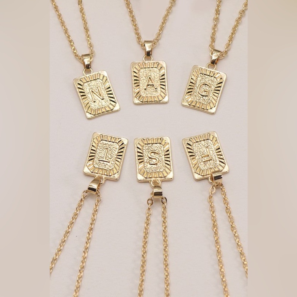 Initial Pendant Necklace